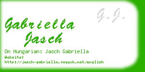gabriella jasch business card